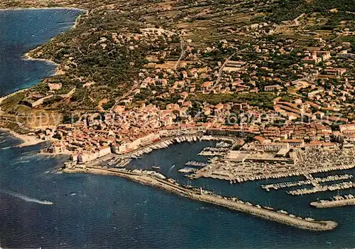 AK / Ansichtskarte Saint_Tropez_Var Fliegeraufnahme Saint_Tropez_Var