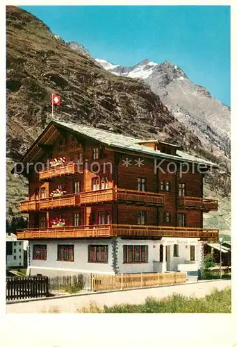 AK / Ansichtskarte Zermatt_VS Pension Bergfreund Garni Zermatt_VS