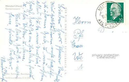 AK / Ansichtskarte Meisdorf Gemeindeamt Meisdorf