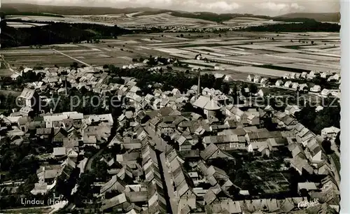 AK / Ansichtskarte Lindau_Eichsfeld_Harz Fliegeraufnahme Lindau_Eichsfeld_Harz