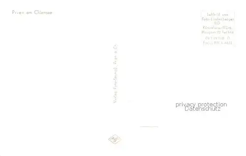 AK / Ansichtskarte Prien_Chiemsee Fliegeraufnahme Prien Chiemsee