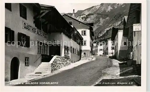 AK / Ansichtskarte Risch Lau Gasthof alte Post Risch Lau