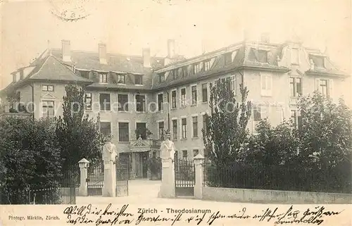 AK / Ansichtskarte Zuerich_ZH Theodosianum Zuerich_ZH