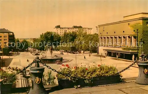 AK / Ansichtskarte Goeteborg Goetaplatsen och Park Avenue Hotel Brunnen Goeteborg