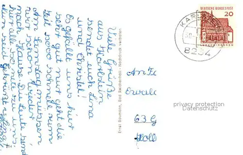 AK / Ansichtskarte Bad_Reichenhall Predigtstuhl Bergbahn Sessellift Alpenstrasse St. Pankraz Kapelle Nonn Freibad Thumsee Gesamtansicht mit Alpenpanorama Bad_Reichenhall