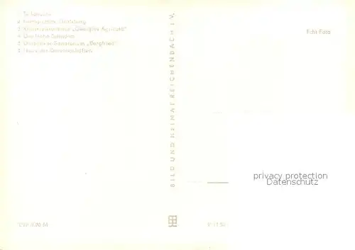 AK / Ansichtskarte Saalfeld_Saale Stadt der Feengrotten Stadtpanorama Grafsburg Krankenhaus Hoher Schwarm Sanatorium Haus der Gewerkschaften Saalfeld_Saale