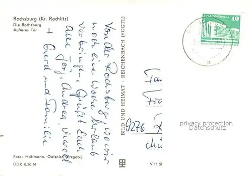 AK / Ansichtskarte Rochsburg aeusseres Tor der Rochsburg Rochsburg