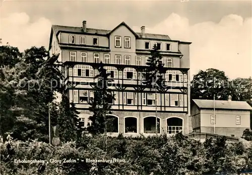 AK / Ansichtskarte Blankenburg_Harz Erholungsheim Clara Zetkin Blankenburg_Harz