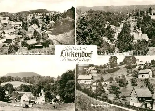 AK / Ansichtskarte Lueckendorf Panorama Sommerberg Umgebindehaeuser Hochwald Lueckendorf