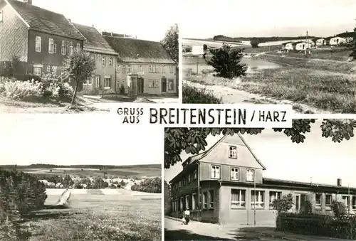 AK / Ansichtskarte Breitenstein_Suedharz Teilansichten Landschaftspanorama Breitenstein_Suedharz