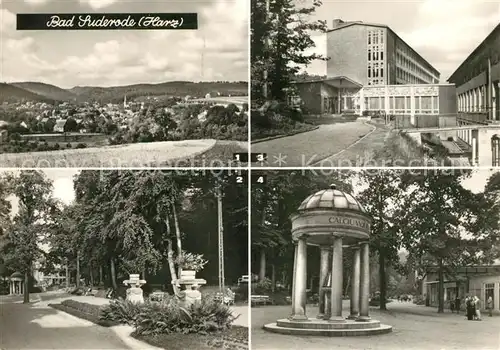 AK / Ansichtskarte Bad_Suderode Panorama Kuranlage Sanatorium Willi Agatz Calciumquelle Bad_Suderode