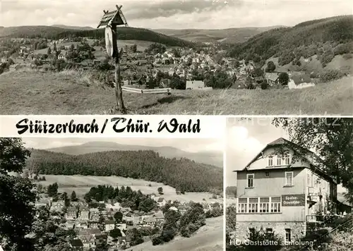 AK / Ansichtskarte Stuetzerbach Panorama HO Gaststaette Erholung Stuetzerbach
