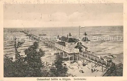 AK / Ansichtskarte Sellin_Ruegen Seebruecke Sellin Ruegen