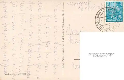 AK / Ansichtskarte Bad_Blankenburg Panorama Bad_Blankenburg