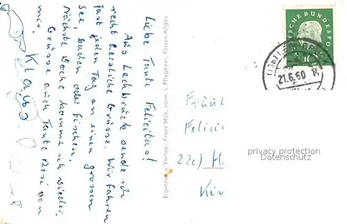 AK / Ansichtskarte Lechbruck_See Panoramen Kirche Schloss Neuschwanstein Schmuttersee Lechbruck See