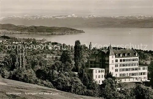 AK / Ansichtskarte ueberlingen_Bodensee Spetzgart Alpen ueberlingen Bodensee
