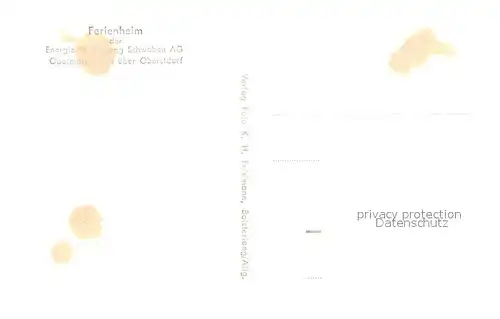 AK / Ansichtskarte Obermaiselstein EVS Ferienheim Obermaiselstein