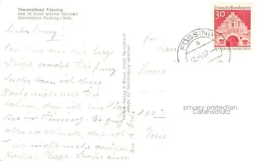 AK / Ansichtskarte Fuessing_Bad Thermalfreibad Fuessing_Bad