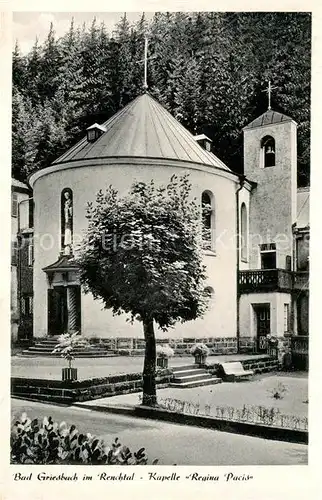 AK / Ansichtskarte Bad_Griesbach_Schwarzwald  Kapelle Regina Pacis Bad_Griesbach