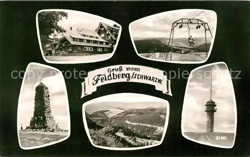 AK / Ansichtskarte Feldberg_Schwarzwald Panoramen Feldberg Schwarzwald