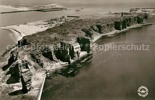 AK / Ansichtskarte Helgoland Westkueste Fliegeraufnahme Helgoland