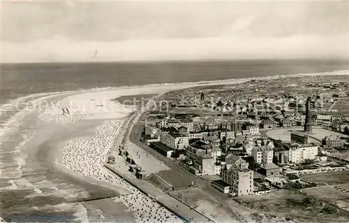 AK / Ansichtskarte Borkum_Nordseebad Fliegeraufnahme Borkum_Nordseebad