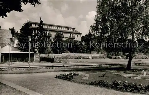 AK / Ansichtskarte Bad_Koenig_Odenwald Kurgarten Sanatorium  Bad_Koenig_Odenwald