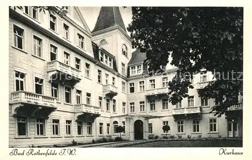 AK / Ansichtskarte Bad_Rothenfelde Kurhaus Bad_Rothenfelde