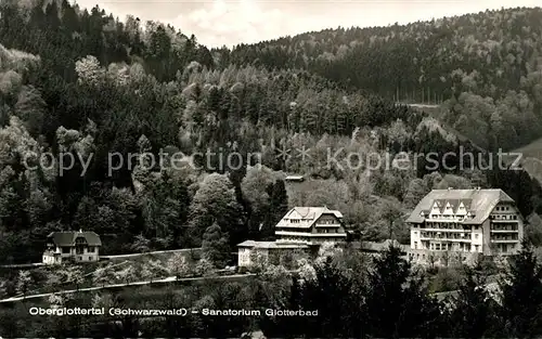 AK / Ansichtskarte Oberglottertal Sanatorium Glotterbad Oberglottertal