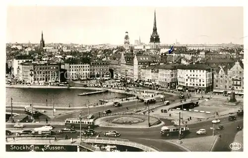 AK / Ansichtskarte Stockholm Stussen Stockholm
