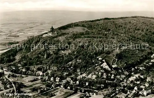 AK / Ansichtskarte Porta_Westfalica Fliegeraufnahme Porta_Westfalica