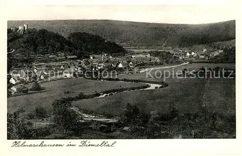 AK / Ansichtskarte Helmarshausen Panorama Helmarshausen