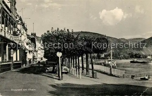 AK / Ansichtskarte Boppard_Rhein Uferpromenade Boppard Rhein