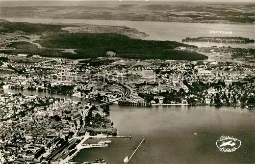 AK / Ansichtskarte Konstanz_Bodensee Fliegeraufnahme Konstanz_Bodensee