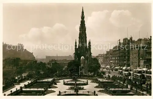 AK / Ansichtskarte Edinburgh Scot Monument Edinburgh