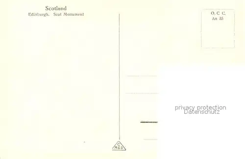AK / Ansichtskarte Edinburgh Scot Monument Edinburgh