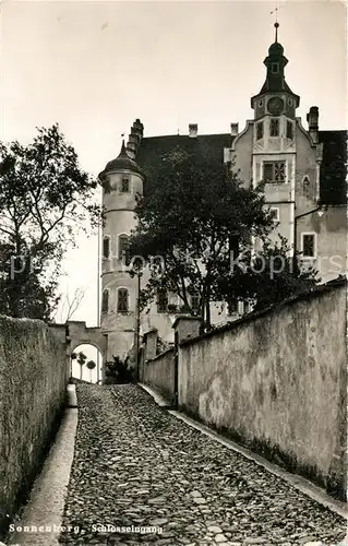 AK / Ansichtskarte Stettfurt Schloss Sonnenberg Schlosseingang Stettfurt