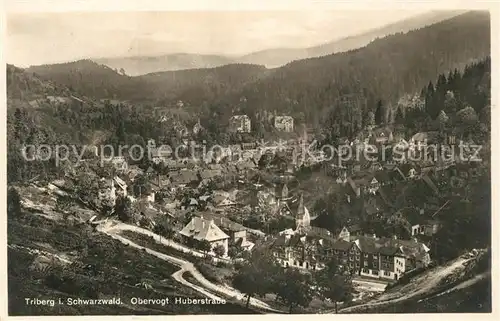 AK / Ansichtskarte Triberg_Schwarzwald Obervogt Huberstrasse Triberg Schwarzwald