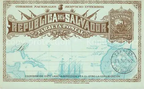 AK / Ansichtskarte Salvador Cooros Nacionales Servicio Interior Salvador