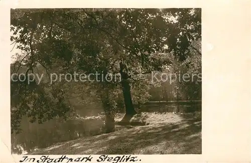 AK / Ansichtskarte Steglitz Stadtpark Steglitz