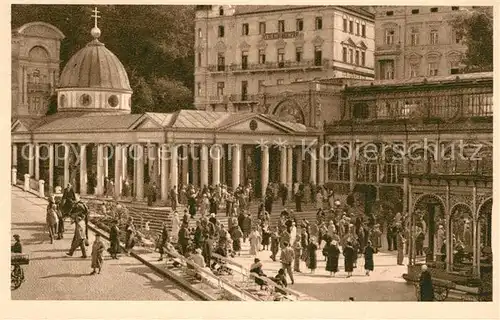 AK / Ansichtskarte Marienbad_Tschechien_Boehmen Kreuzbrunnen Marienbad_Tschechien