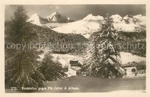 AK / Ansichtskarte Pontresina Piz Julier Albana Pontresina