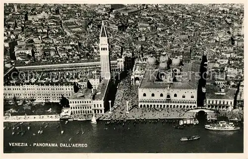 AK / Ansichtskarte Venezia_Venedig Fliegeraufnahme Panorama Venezia Venedig