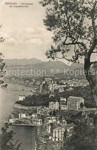 AK / Ansichtskarte Sorrento_Campania Panorama d Capodimonte Sorrento Campania