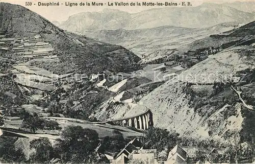 AK / Ansichtskarte Dauphine Ligne de la Mure Vallon de la Motte les Bains Dauphine