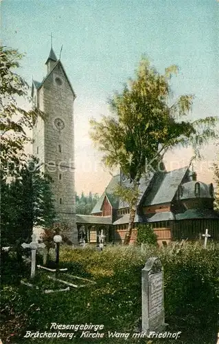 AK / Ansichtskarte Brueckenberg Kirche Wang Friedhof  Brueckenberg