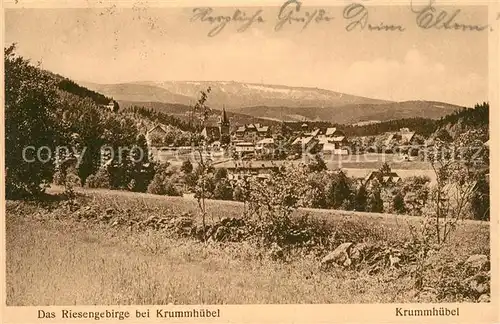 AK / Ansichtskarte Krummhuebel_Riesengebirge  Krummhuebel Riesengebirge