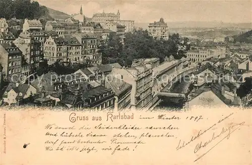 AK / Ansichtskarte Karlsbad_Eger  Karlsbad_Eger