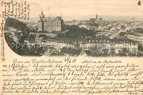 AK / Ansichtskarte Teplitz Schoenau_Teplice  