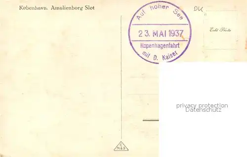 AK / Ansichtskarte Kopenhagen Amalienborg Slot Kopenhagen
